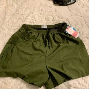 Soffe Mens “Infantry Short”. OD green. Size Large.
